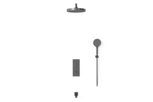 Душевой комплект Vincea Inspire с термостатом темный хром - 2