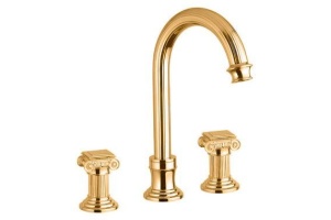 Смеситель для раковины Cezares OLIMP золото 24 карат (OLIMP-BLS2-A-03/24-O)