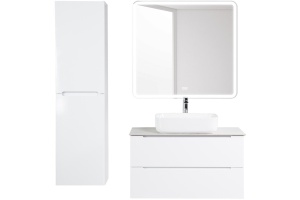 Комплект мебели BelBagno Etna 100 белый матовый