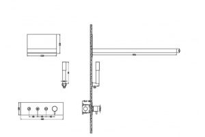 Душевой комплект Boheme Fusion черный (130-2-B) - 2