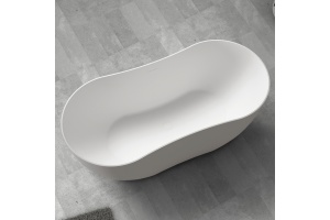 Ванна из искусственного камня Abber Stein 170х80 белый матовый - 2