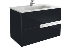 Тумба для комплекта Roca Victoria Nord Black Edition 80 черная