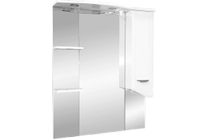 Зеркало Misty Дрея 75 R с подсветкой