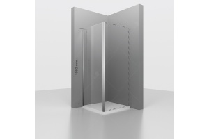 Боковая панель  70*195 RGW Z-050-2 Хром/Сатинат/6 мм