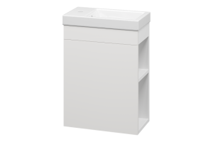Тумба под раковину Misty Мини 40 белая глянцевая