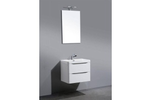 Тумба для комплекта BelBagno Ancona-N 60 bianco lucido подвесная - 2