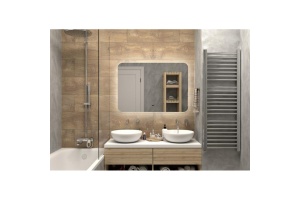 Зеркало Misty Адхил 80х70 с подсветкой и подогревом - 2