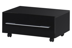 Тумба Aquanet Нота 75 подкатная, черная - 3