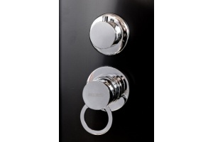 Душевая кабина Deto BM 100х100 хром (BM4510BLACK) - 3