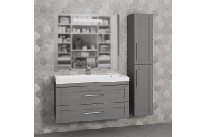 Тумба с раковиной Санта Венера 100 серый - 3