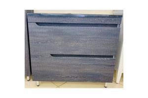 Тумба под раковину напольная Stella Polar Мия 90 черный