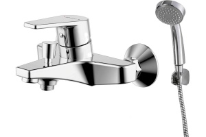Смеситель Bravat Line F65299C-B-RUS для ванны с душем, с лейкой