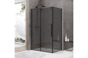 Душевое ограждение B&W S898 Black-Grey 120x90