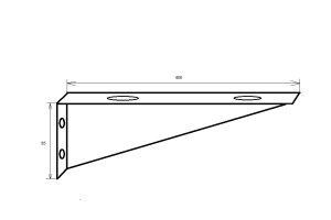 Крепежный набор для прямых столешниц Armadi Art Flat - 3