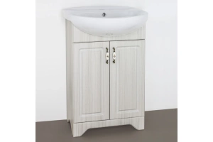 Тумба Олеандр-2 55 под умывальник Антик 55, Люкс рельеф пастель /0 - 2