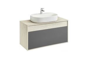 Комплект мебели Aquaton Лофт Урбан 100 светлое дерево-серый - 2