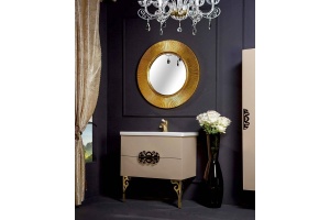 Тумба под раковину Armadi Art NeoArt 100 раковина моноблок бежевый - 3