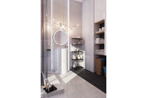 Зеркало Art&Max Milan 80 белый ремень - 3