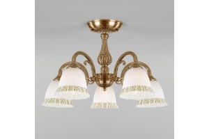 Люстра на штанге Eurosvet Campina 60107/5 античная бронза