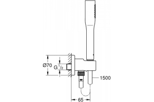Душевой гарнитур Grohe Euphoria Cosmopolitan 26404000 - 2