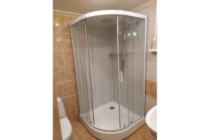 Душевая кабина Frank 110х110 белая стекло матовое - 3