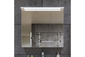 Зеркало-шкаф Бриклаер Кристалл 75 белое (4627125415999)