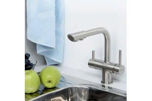 Смеситель Wasserkraft A8027 для кухонной мойки, матовый хром - 2