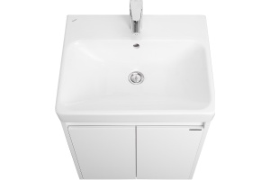 Тумба с раковиной Aquaton Сканди Doors 55 белый - 3