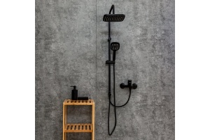 Душевой комплект Orange Aristo M19-944b черный - 2