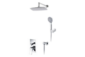 A14131 Встраиваемый комплект для душа с верхней душевой насадкой и лейкой