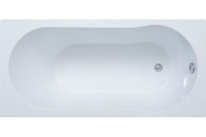 Акриловая ванна STWORKI Хельсинки 170x70 с каркасом, прямоугольная, российская, пристенная, встраиваемая