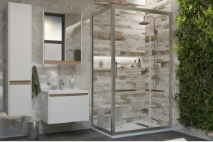 Душевой уголок STWORKI Эстерсунд DE019R80160200 160x80 см профиль хром глянец - 3