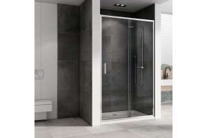 Душевая дверь Abber Schwarzer Diamant 130 хром (AG301305) - 2