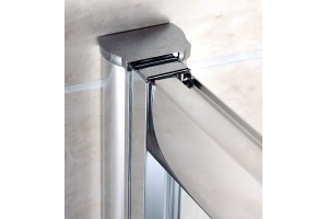 Шторка на ванну Cezares Pratico VF2 150/140 P Cr - 3