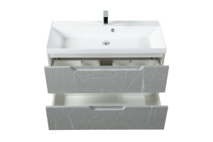 Ком11плект мебечли BelBagno Vittoria 90 серый - 3