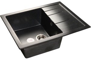Мойка кухонная GranFest Quadro GR-Q650L черный
