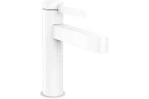 Смеситель для раковины Hansgrohe Finoris 110 белый матовый