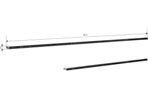 Ручка для мебели Armadi Art NeoArt Caro комплект хром - 3