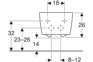 231910000 GEBERIT биде ICON Square подвесное - 3