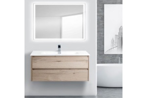 Мебель для ванной BelBagno Kraft 100 rovere galifax bianco