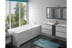 Ванна из литьевого мрамора Эстет Альфа, 180 х 80 см, ФР-00001311 - 2