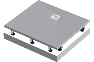 Поддон для душа Good Door Essentia 80x100, с сифоном, графит - 2