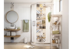 Душевой уголок STWORKI Лунд DE018RBL90120200CH 120x90 см профиль хром глянец - 2