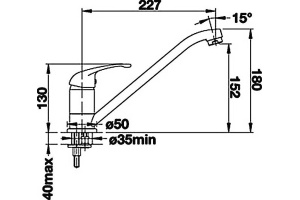Смеситель Blanco Daras 524179 для кухонной мойки - 3
