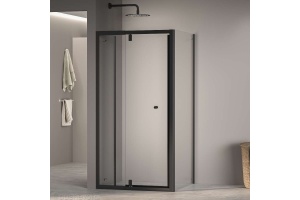 Душевой уголок RGW Passage 90х90 черный стекло прозрачное