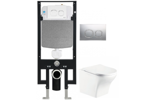 Комплект Weltwasser AMBERG 497 + ODENBACH 004 GL-WT + AMBERG RD-CR (10000006652)