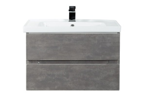 TECHNO База под раковину подвесная с двумя выкатными ящиками, АЙС Какао AM-Techno-900-2C-SO-FC305 - 2