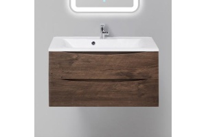Тумба под раковину BelBagno Marino 90 темное дерево