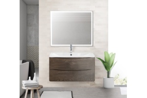 Комплект мебели BelBagno Acqua 100 темное дерево