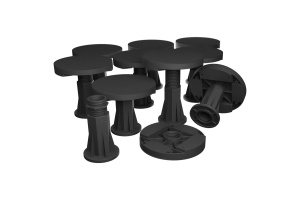 Ножки для поддона RGW N-01 (10)  (универсальные) (к GWS-21-41(BCF10))